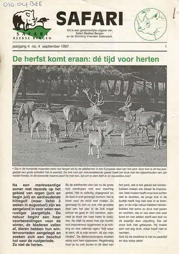 Safari. Jaargang 4, no. 4 september 1997. 