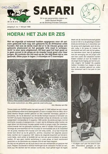 Safari. Jaargang 5, no. 1, februari 1998. 