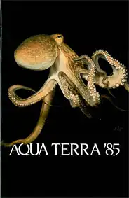 Führer Aquarium "Aqua Terra '85" (Oktopus), mit separatem Lageplan. 