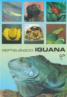 Reptielenzoo Iguana (Leguan und 6 kl. Bilder). 