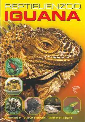 Reptielenzoo Iguana (Leguan und 6 kl. Bilder). 