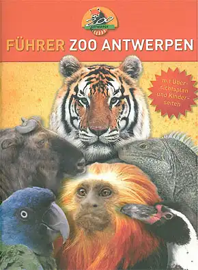 Zooführer mit Übersichtsplan und Kinderseiten. 