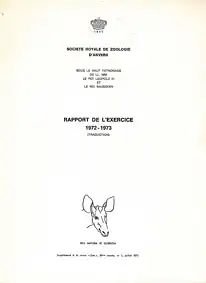 Rapport de L´Exercice 1972-1973. 