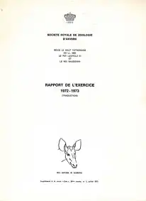 Rapport de LïExercice 1972-1973. 