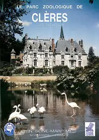 Guide (Flamingos vor Schloss, Farbfoto). 