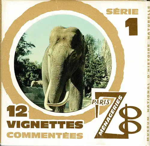 Paris Zoo Menageries, 12 Vignettes commentées, Série 1. 