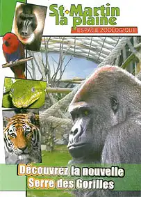 Informationsbroschüre "Découvrez la nouvelle Serre des Gorilles" (Gorilla etc.). 