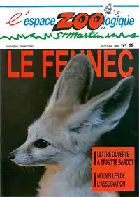 l´espace Zoologique St. Martin, Magazine, Automne 1990, No 19. 