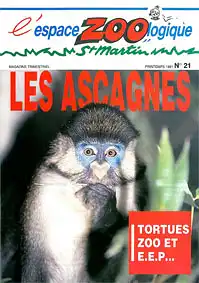 l´espace Zoologique St. Martin, Magazine, Printemps 1991, No 21. 