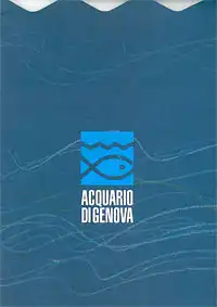 Acquario di Genova (Pappumschlag, obere Kante wellenförmig). 
