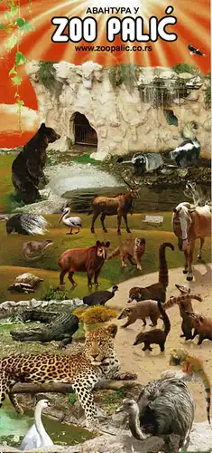 Faltplan (div. Tiere). 