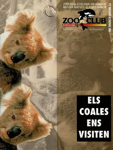 Zoo Club Barcelona (Jg. 7, Nr. 22). 