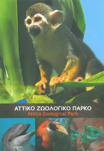 Zooführer mit Plan (4 Bilder, u.a. Totenkopfaffe, Delfin, Hornvogel) 9th ed. 