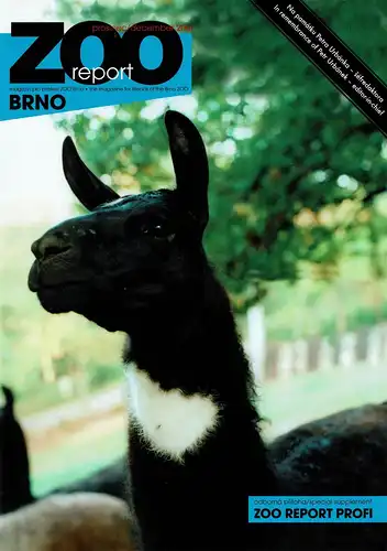 ZOO Report, the magazine for friends of the Brno Zoo + Zoo Report Profi, December 2001. 