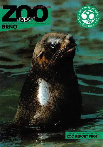 ZOO Report, the magazine for friends of the Brno Zoo + Zoo Report Profi, March 2003. 