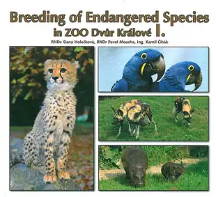 Breeding of endangered species in Zoo Dvur Králové I. (Hyacinth Macaw, Pygmy Hippopotamus, Wild African Dog, Cheetah). 