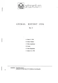 arboretum, Animal Report 1996, Nr. 6. 