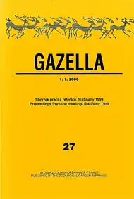 Gazella 27, Proceedings from the meeting: Int. Symposium on the Preservation of the Przewalski Horse Slatinany Chateau, 1999. 