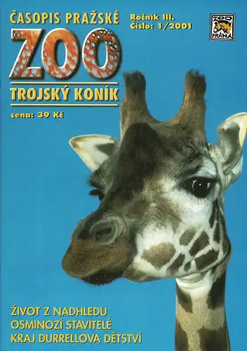 Casopis Prazské ZOO Trojský Konik, 1/2001. 