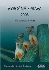Vyrocna Sprava - Annual Report 2003. 
