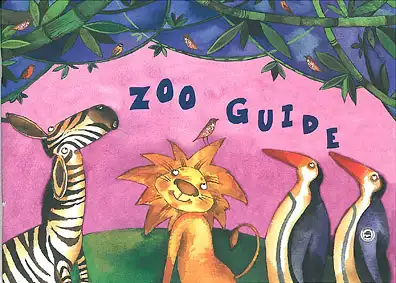 Zoo Guide (gemalte Tiere). 