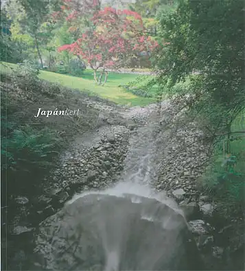 Japánkert, Broschüre über den Japanischen Garten mit Pflanzenregister, vielen s/w-Bildern und einigen Skizzen/Plänen. 