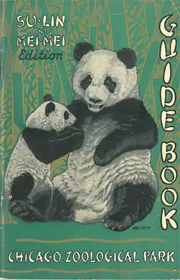 Guide Book (Zeichnung Riesenpanda, Su-Lin and Mei-kei Edition), mit Faltplan. 