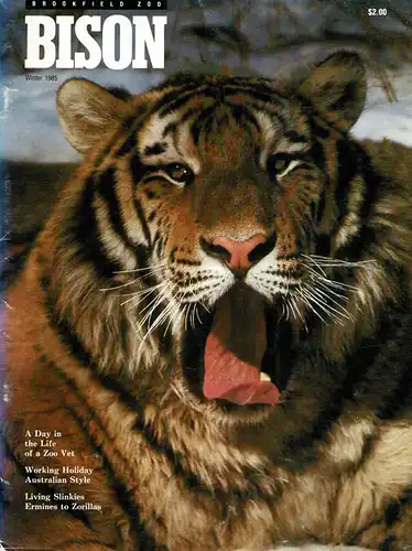 Chicago Zoological Society, BISON, Volume 2, No.1. 