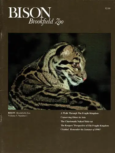 Chicago Zoological Society, BISON, Volume 5, No.1. 