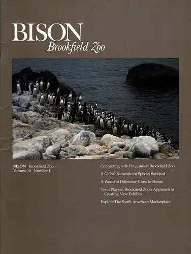Chicago Zoological Society, BISON, (Vol. 10, No.1). 