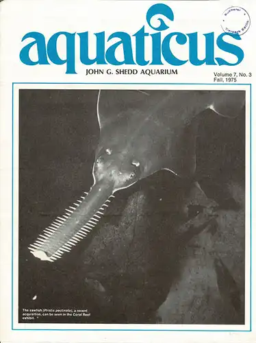 aquaticus - Vol. 7, No. 3, 1975. 