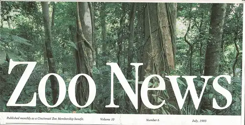 Zoo News, July 1993. 