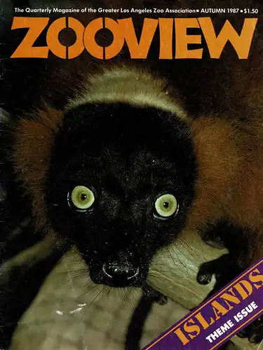 ZOO VIEW Magazine, Autumn 1987 (Islands). 