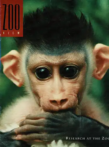 ZOO VIEW Magazine, Spring 1995 (Research at the Zoo). 