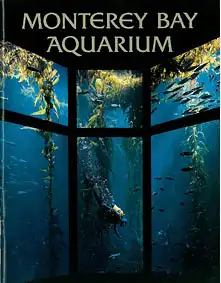 Guide (Aquariumbecken, Taucher hinter mittlerer Glasscheibe, S. 20/21: Besucher vor Haifischbecken). 