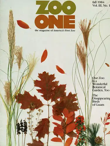 Zoo One, Fall 1984 Vol. III, Nr. 1. 