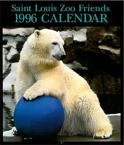 Saint Louis Zoo Friends. Calendar 1996. 