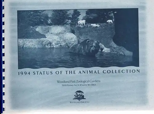 Status of the Animal Collection 1994. 
