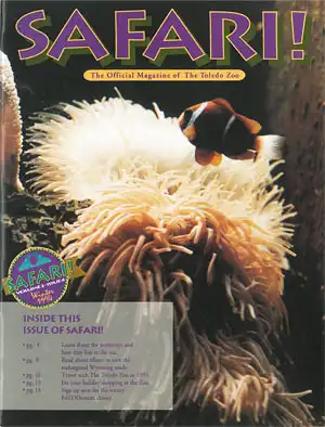 SAFARI Volume 4, Issue 1; August 1988. 