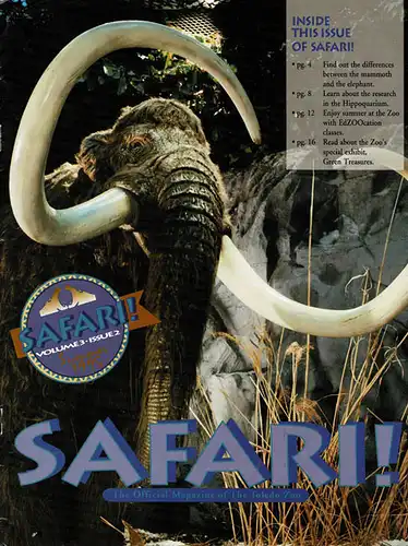 SAFARI! Volume 3, Issue 2, Summer 1995. 