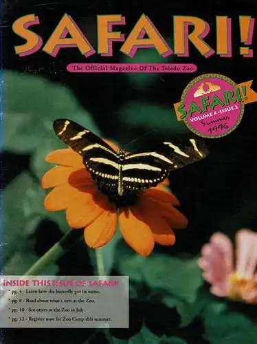 SAFARI! Volume 4, Issue 2, Summer 1996. 