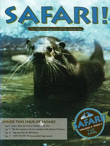 SAFARI! Volume 4, Issue 3, Fall 1996. 