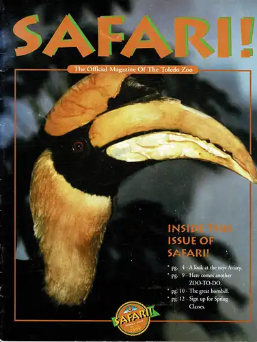 SAFARI! Volume 6, Issue 1. 