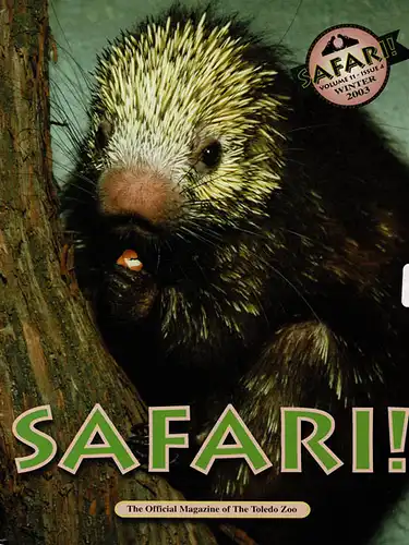 SAFARI! Volume 11, Issue 4, Winter 2003. 