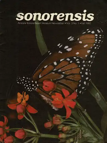 sonorensis Newsletter Vol. 3 Nr. 1 - Fall 1980. 