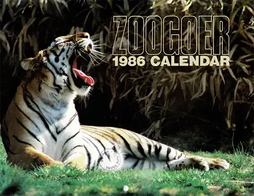 Zoogoer Vol. 14 Nr. 5 (1985). 1986 Calendar. 
