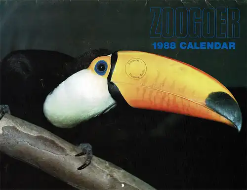 Zoogoer Vol. 15 Nr. 5 (1987). Calendar 1988. 