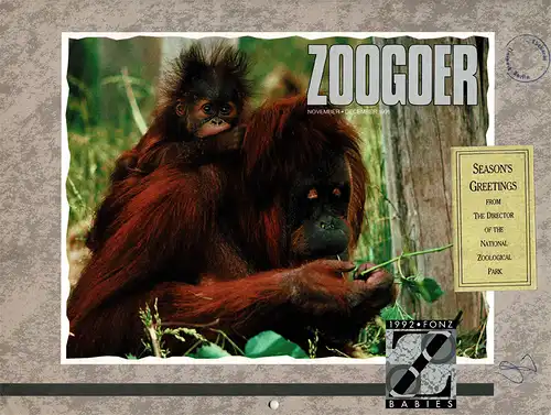 Zoogoer Vol. 20, Nr. 5: Calendar 1992 issue. 