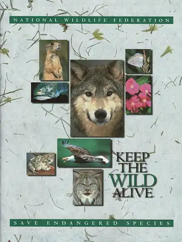 Keep the wild alive: Save endangered species. 