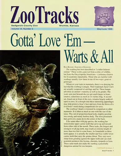 Zoo Tracks (Newsletter) Volume 12, No.3. 